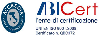 ABICert - l'ente di certificazione UNI EN ISO 9001:2008 numero QBC372